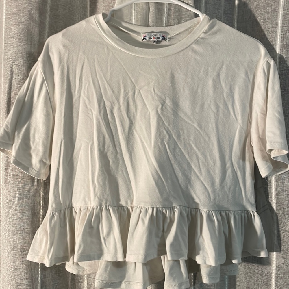 white midi tee